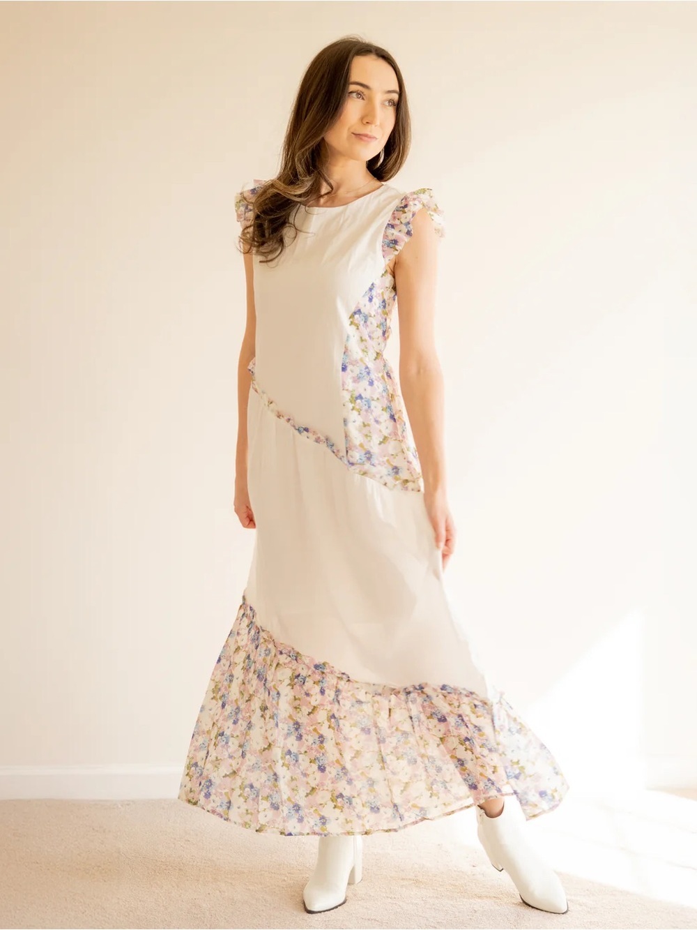 New with tags Adobe Lane Fleur Cascade Dress
